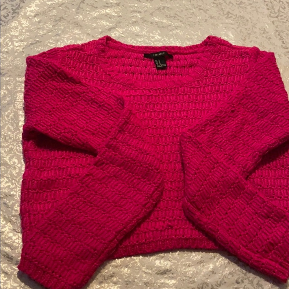 Crop top sweater